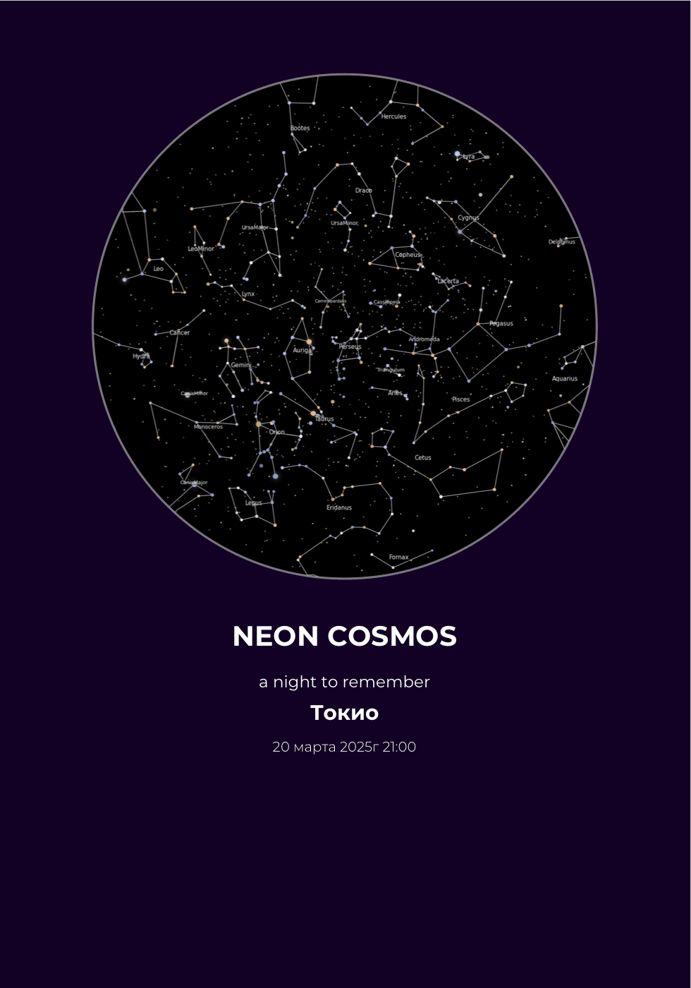 Star map example
